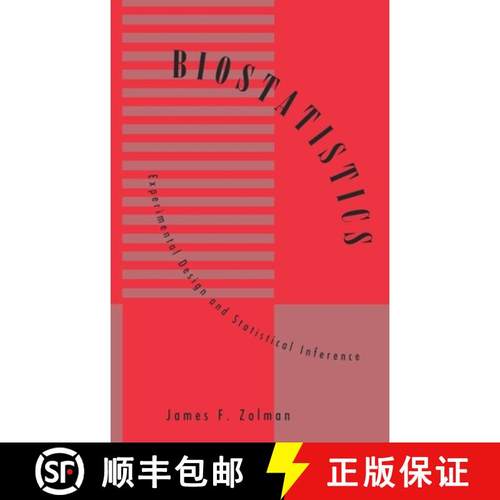 预订 Biostatistics: Experimental Design and Statistical Inference [9780195078107]