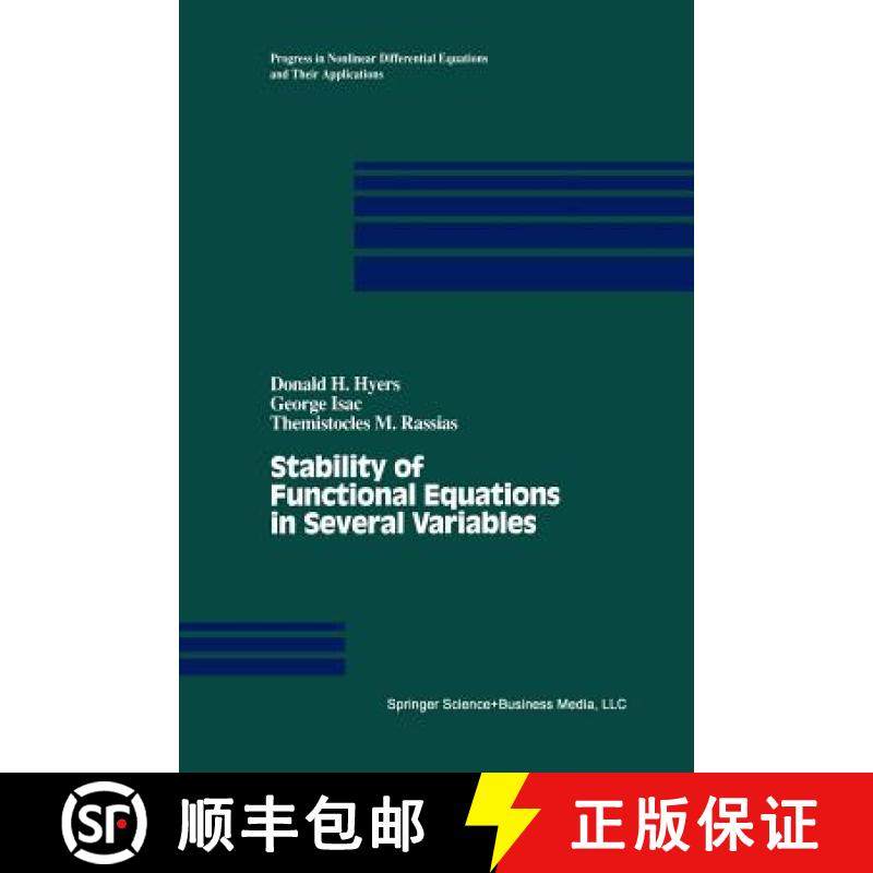 【3-4周达】Stability of Functional Equations in Several Variables [9781461272847]