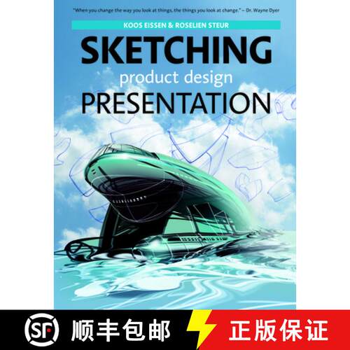 【3-4周达】精装 素描：产品设计展示 Sketching Product Design Presentation [9789063693299]
