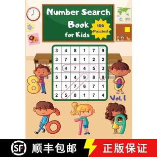 Develop Search Kids for 预订 Fun Rec... Puzzles Book Educational and 9781990085338 100 Number