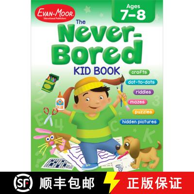 【3-4周达】智趣满分系列 九到十岁上册 The Never-Bored Kid Book Ages 7-8 [9781596731554]