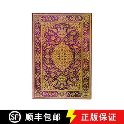 【3-4周达】精装 Orchard (Persian Poetry) Grande Unlined Hardback Journal (Elastic Band Closure) [9781439705339]