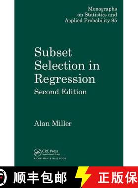 【3-4周达】Subset Selection in Regression [9781584881711]