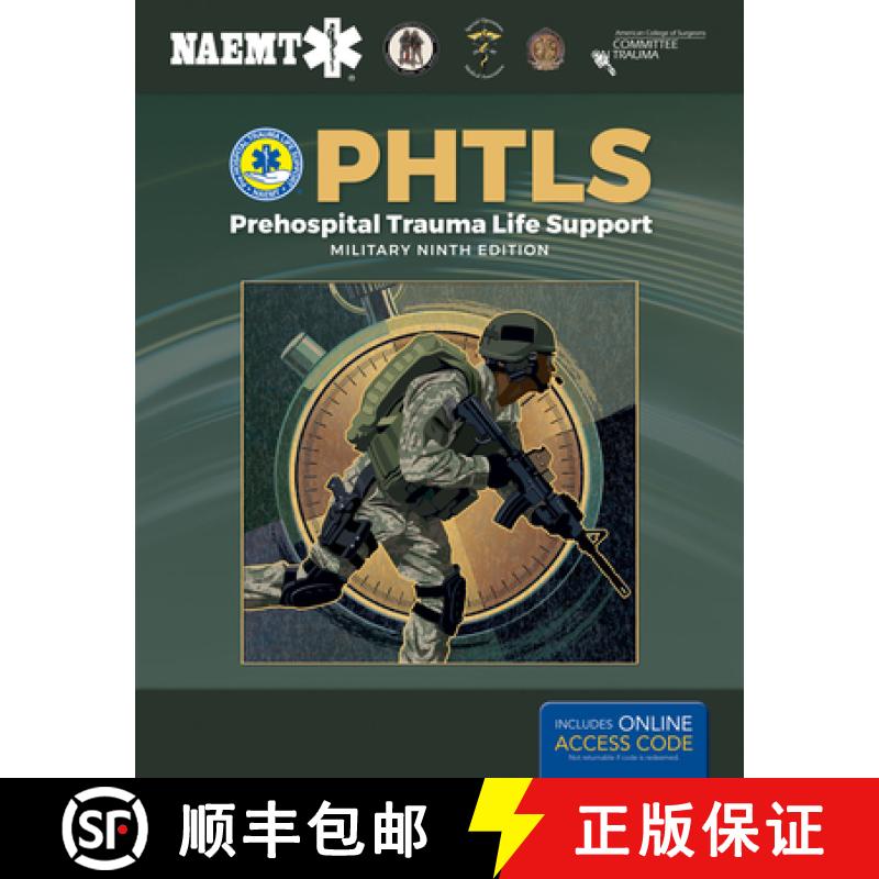 【2-3周达】PHTLS: Prehospital Trauma Life Support, Military Edition: Prehospital Trauma Life Support,... [9781284180589]