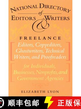 【3-4周达】The National Directory of Editors and Writers: Freelance Editors, Copyeditors, Ghostwriter... [9781590770696]