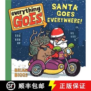【3-4周达】Everything Goes: Santa Goes Everywhere!: A Christmas Holiday Book for Kids [9780061958175]