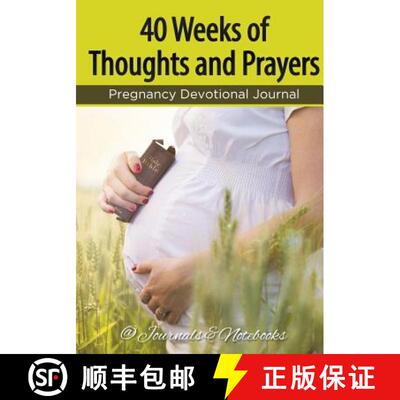 【3-4周达】40 Weeks of Thoughts and Prayers - Pregnancy Devotional Journal [9781683267904]