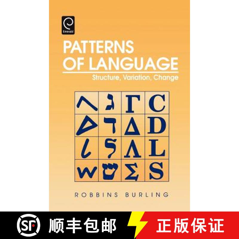 【3-4周达】Patterns of Language: Structure, Variation, Change [9780121449209]