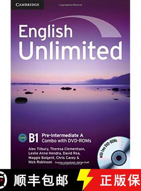 English Unlimited Pre-Intermediate a Combo with DVD-ROMs (2) [With DVD ROM] [9781107621510]