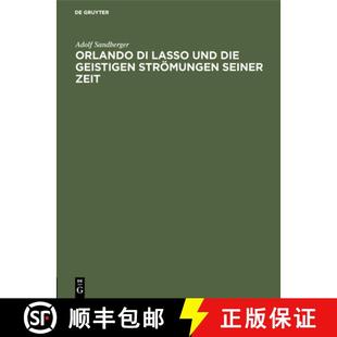 Geistigen Der Orlando Stroemungen Die Lasso OEffentlich... Seiner 9783486752458 Festrede Und Gehalten 预订 Zeit