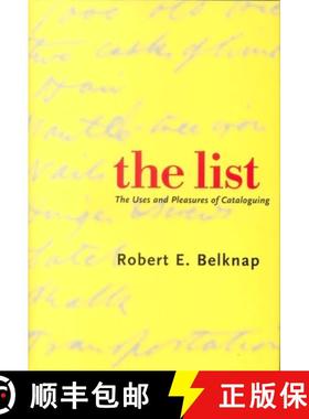 【3-4周达】The List: The Uses and Pleasures of Cataloguing [9780300103830]