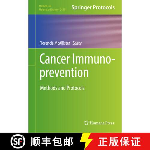【3-4周达】精装 Cancer Immunoprevention : Methods and Protocols [9781071620137]