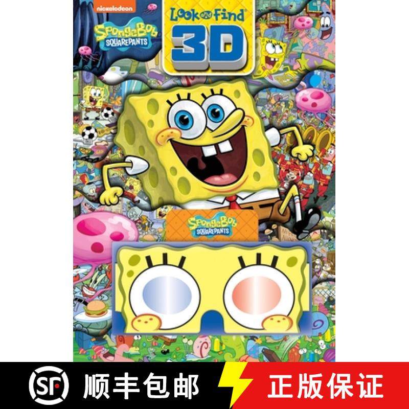预订 Nickelodeon Spongebob Squarepants: Look and Find 3D [9781503773738]