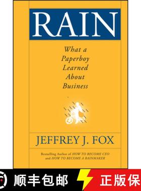【3-4周达】Rain : What a Paperboy Learned About Business [9780470408537]