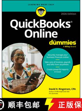 【3-4周达】QuickBooks Online For Dummies, 2026 Edition [9781394367177]