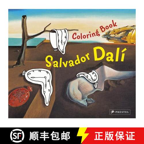 【3-4周达】Salvador Dali: Coloring Book [9783791338880]