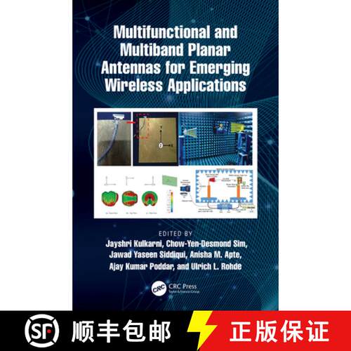 【3-4周达】Multifunctional and Multiband Planar Antennas for Emerging Wireless Applications [9781032362595]