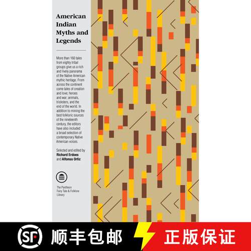 【3-4周达】American Indian Myths and Legends (Pantheon Fairy Tale & Folklore Library) [9780394740188]