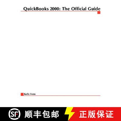 【3-4周达】QuickBooks 2000: The Official Guide (2000) [9780072123203]
