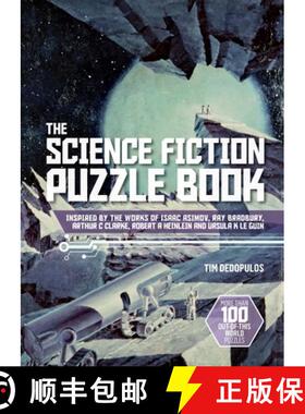 【3-4周达】The Science Fiction Puzzle Book: Inspired by the Works of Isaac Asimov, Ray Bradbury, Arth... [9781787394889]