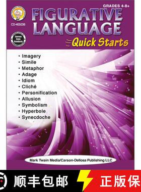 【3-4周达】Figurative Language Quick Starts Workbook [9781622237708]