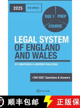 【3-4周达】Legal System of England and Wales. Second Edition. 2025: SQE 1 Prep Course [9781917053327]