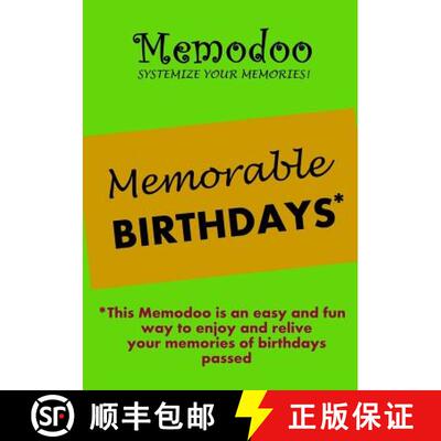 【3-4周达】Memodoo Memorable Birthdays [9781939235053]