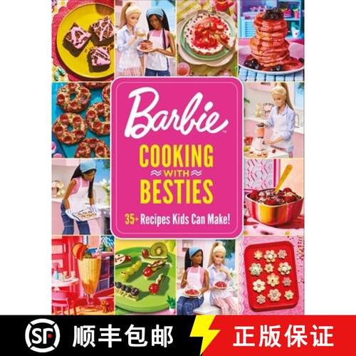 【3-4周达】精装 Barbie: Cooking with Besties: 35+ Recipes Kids Can Make! [9781640365421]