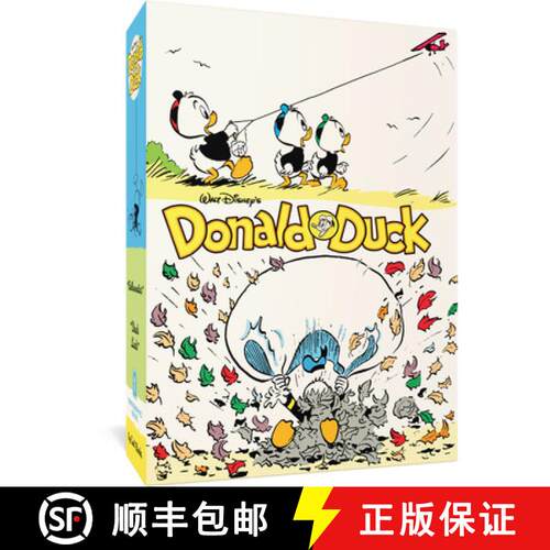 【3-4周达】精装 Walt Disney's Donald Duck Gift Box Set Balloonatics & Duck Luck: Vols. 25 & 27 [9781683969877]