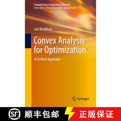 【3-4周达】Convex Analysis for Optimization : A Unified Approach [9783030418038]