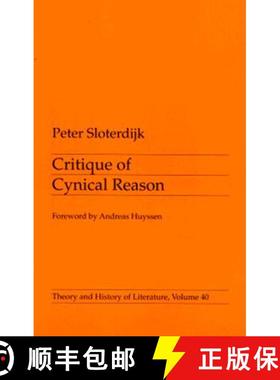 【3-4周达】Critique of Cynical Reason: Volume 40 [9780816615865]