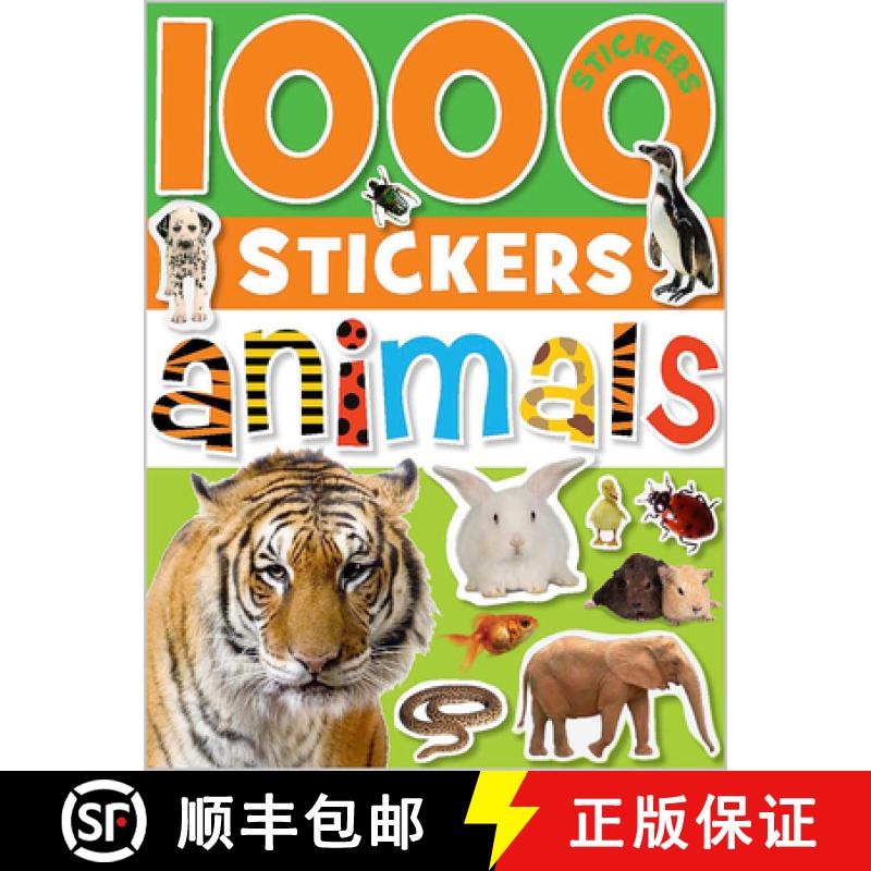 【3-4周达】1000 Stickers: Animals [With Sticker(s)] [9781848790735]