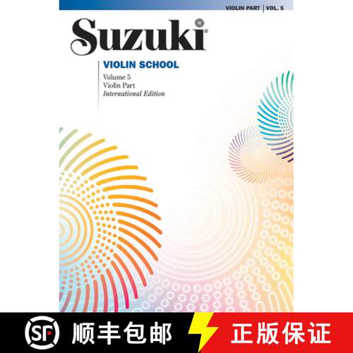 【3-4周达】Suzuki Violin School 5: International Edition [9780739060735]