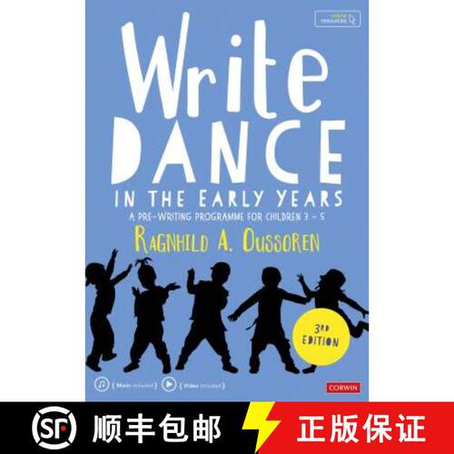 【3-4周达】精装 Write Dance in the Early Years: A Pre-Writing Programme for Children 3 to 5 (3) [9781529704525]