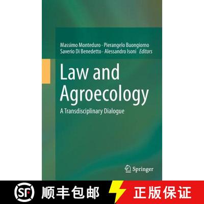 【3-4周达】Law and Agroecology : A Transdisciplinary Dialogue [9783662526354]