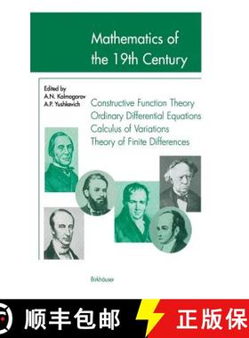 【3-4周达】Mathematics of the 19th Century: Function Theory According to Chebyshev Ordinary Different... [9783764358457]