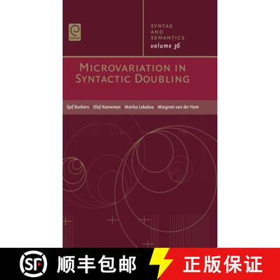 预订 精装 Microvariations in Syntactic Doubling (Syntax and Semantics) [9781848550209]
