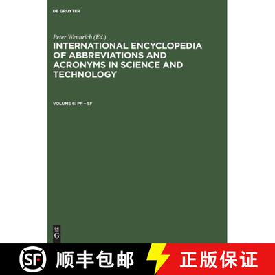 【3-4周达】精装 International Encyclopedia of Abbreviations and Acronyms in Science and Technology, V... [9783598229763]