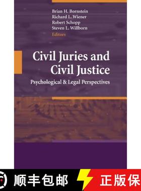 【3-4周达】Civil Juries and Civil Justice : Psychological and Legal Perspectives [9781441925589]