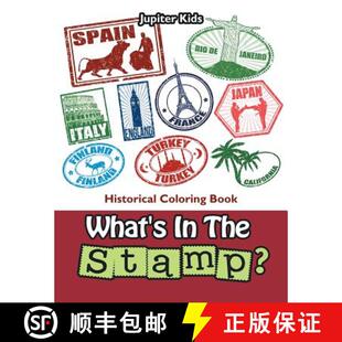 【3-4周达】What's In The Stamp?: Historical Coloring Book [9781683053620]