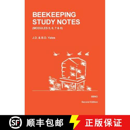 【3-4周达】BEEKEEPING STUDY NOTES for the BBKA EXAMINATIONS: VOLUME 2 (Modules 5, 6, 7 and 8) [9780905652726]