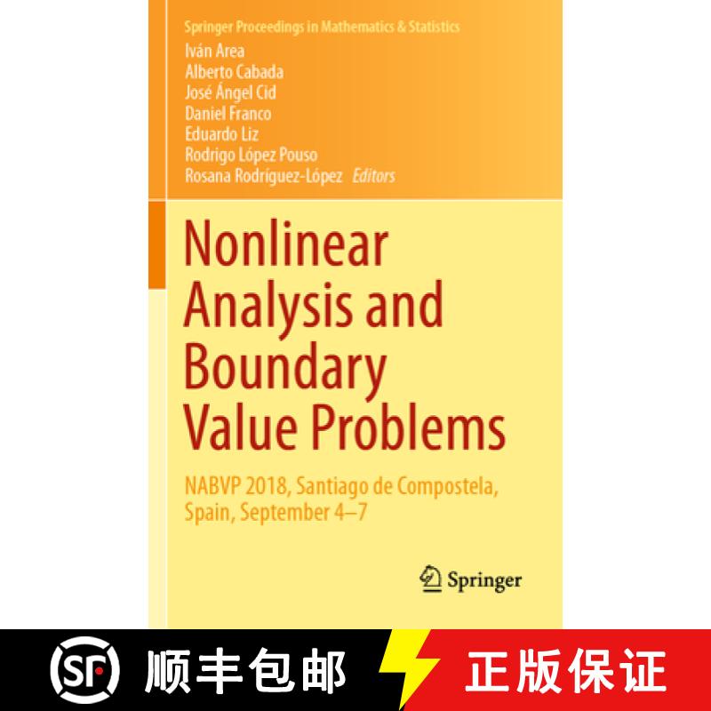 【3-4周达】Nonlinear Analysis and Boundary Value Problems: Nabvp 2018, Santiago de Compostela, Spain,... [9783030269890]