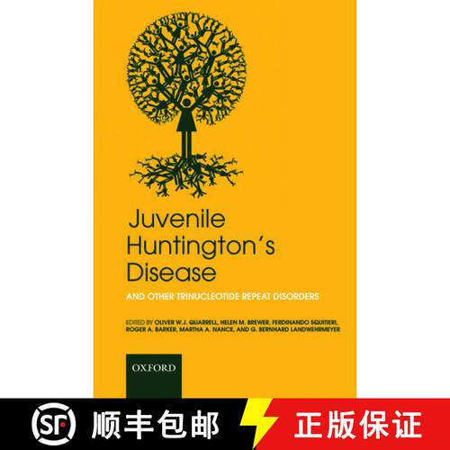 【3-4周达】精装 Juvenile Huntington's Disease: and other trinucleotide repeat disorders [9780199236121]