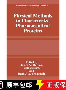 【3-4周达】Physical Methods to Characterize Pharmaceutical Proteins [9781489910813]