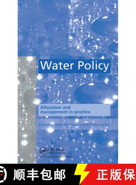 【3-4周达】Water Policy : Allocation and management in practice [9780367448462]