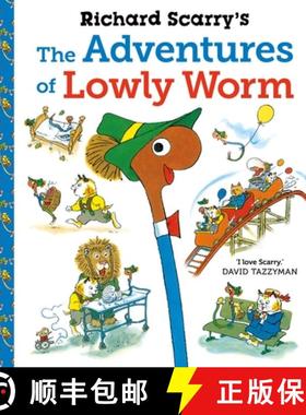 【3-4周达】Richard Scarry's The Adventures of Lowly Worm [9780571361243]
