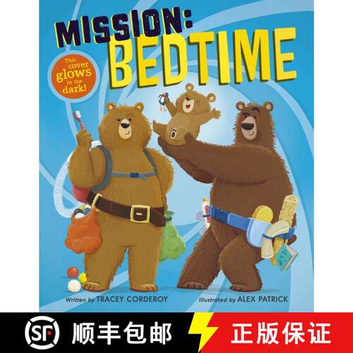 【3-4周达】精装 Mission: Bedtime: This cover glows in the dark! [9781664300569]