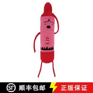 【3-4周达】The Day the Crayons Quit Red 12 Plush [9781579824211]