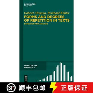 Analysis Degrees Texts Repetition and 9783110411799 预订 Detection Forms