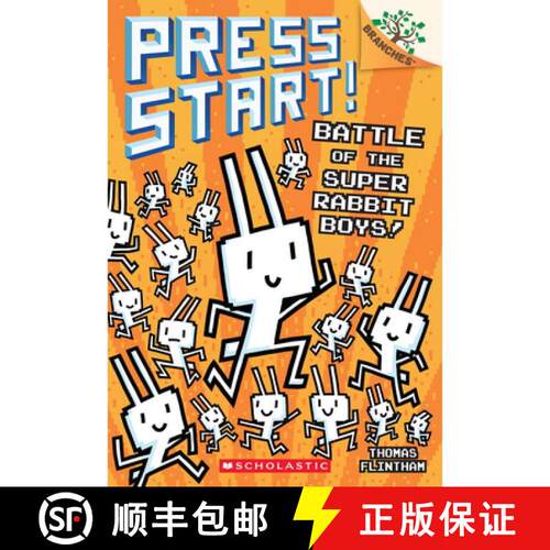 【3-4周达】Battle of the Super Rabbit Boys!: A Branches Book (Press Start! #18): Volume 18 [9781546183655]